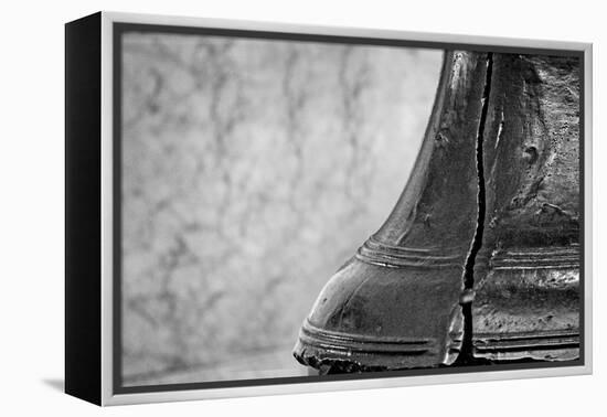 Liberty Bell Closeup-null-Framed Stretched Canvas