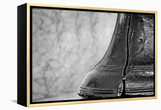 Liberty Bell Closeup-null-Framed Stretched Canvas