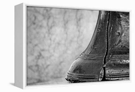 Liberty Bell Closeup-null-Framed Stretched Canvas