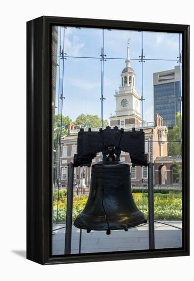 Liberty Bell, Independence National Historical Park, Pennsylvania, USA-Jim Engelbrecht-Framed Premier Image Canvas