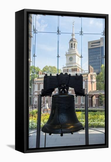 Liberty Bell, Independence National Historical Park, Pennsylvania, USA-Jim Engelbrecht-Framed Premier Image Canvas