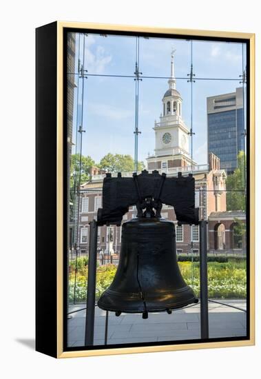 Liberty Bell, Independence National Historical Park, Pennsylvania, USA-Jim Engelbrecht-Framed Premier Image Canvas