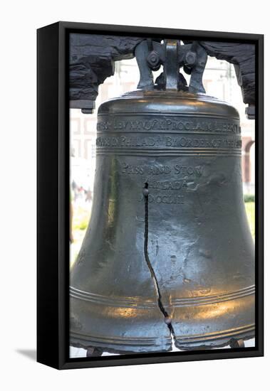 Liberty Bell, Independence National Historical Park, Pennsylvania, USA-Jim Engelbrecht-Framed Premier Image Canvas