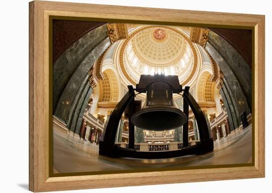 Liberty Bell Replica in Wisconsin State Capitol-Paul Souders-Framed Premier Image Canvas