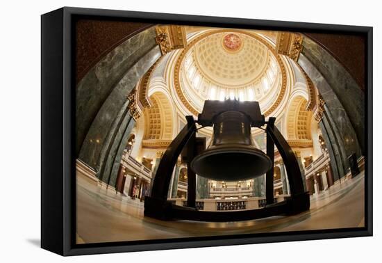 Liberty Bell Replica in Wisconsin State Capitol-Paul Souders-Framed Premier Image Canvas