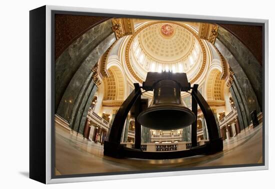 Liberty Bell Replica in Wisconsin State Capitol-Paul Souders-Framed Premier Image Canvas