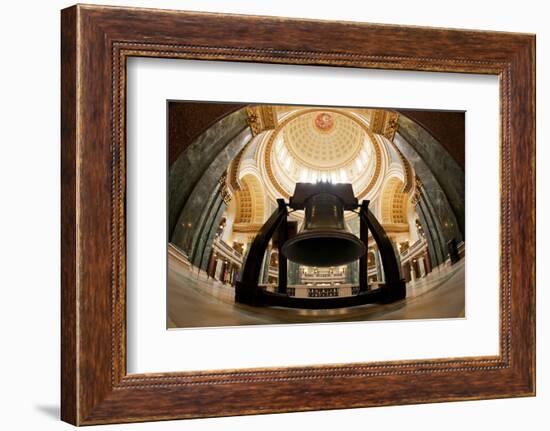 Liberty Bell Replica in Wisconsin State Capitol-Paul Souders-Framed Photographic Print