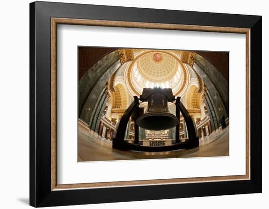 Liberty Bell Replica in Wisconsin State Capitol-Paul Souders-Framed Photographic Print