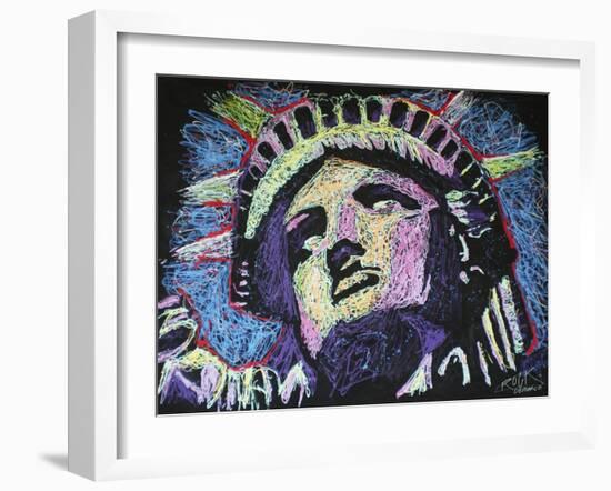 Liberty Drip 002-Rock Demarco-Framed Giclee Print