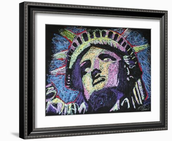 Liberty Drip 002-Rock Demarco-Framed Giclee Print