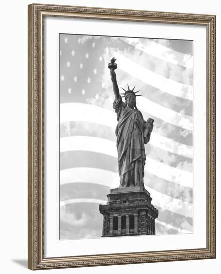 Liberty Flag-Richard Roffman-Framed Art Print