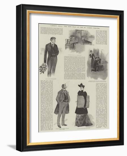 Liberty Hall, the New Play at the St James's Theatre-David Hardy-Framed Giclee Print