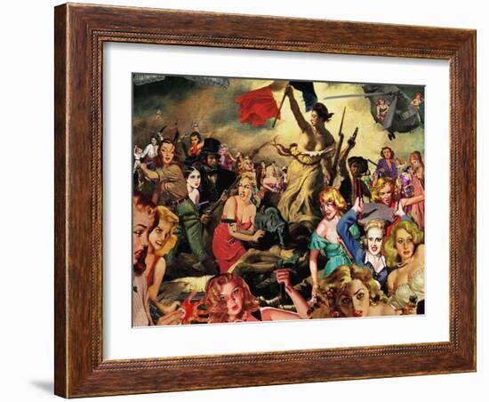 Liberty Leading-Barry Kite-Framed Art Print