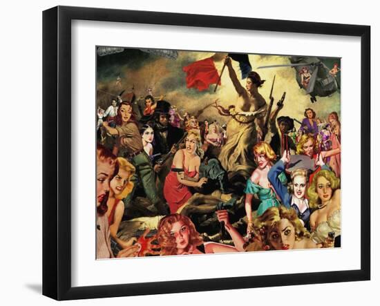 Liberty Leading-Barry Kite-Framed Art Print