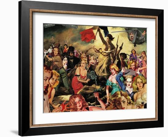 Liberty Leading-Barry Kite-Framed Art Print