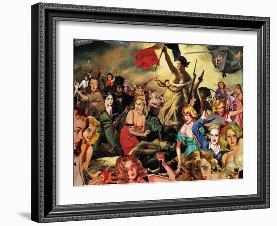 Liberty Leading-Barry Kite-Framed Art Print