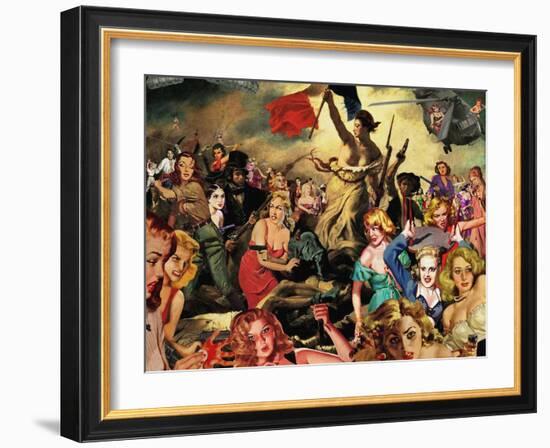 Liberty Leading-Barry Kite-Framed Art Print