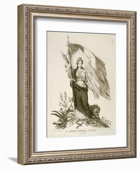 Liberty, Patron of the French, 1870-null-Framed Giclee Print