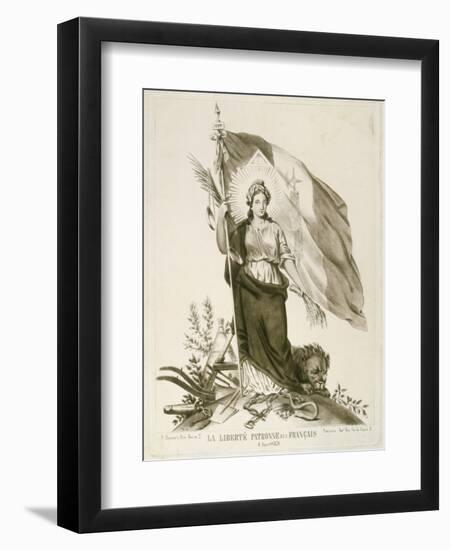 Liberty, Patron of the French, 1870-null-Framed Giclee Print