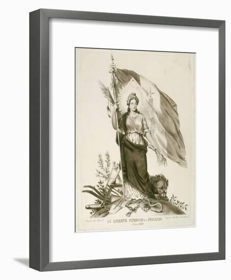 Liberty, Patron of the French, 1870-null-Framed Giclee Print