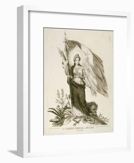 Liberty, Patron of the French, 1870-null-Framed Giclee Print