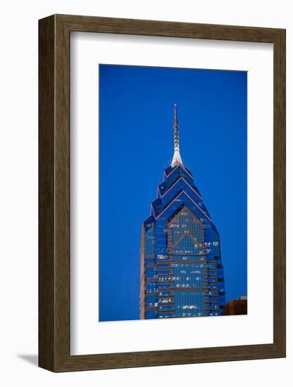 Liberty Place skyscrapper at dusk, Philadelphia, PA., USA-null-Framed Photographic Print