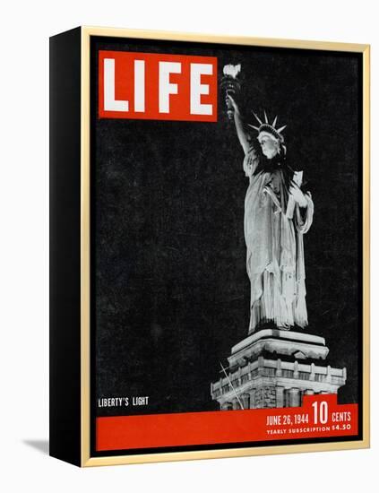 Liberty's Light, June 26, 1944-Dmitri Kessel-Framed Premier Image Canvas