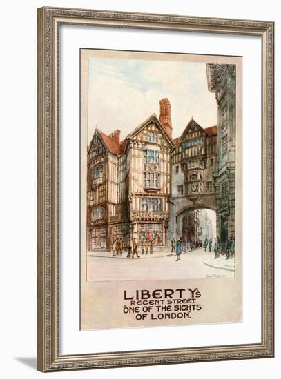 Liberty's, Regent Street-null-Framed Giclee Print