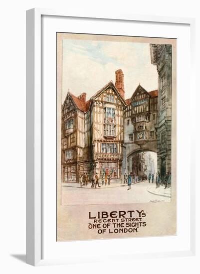 Liberty's, Regent Street-null-Framed Giclee Print