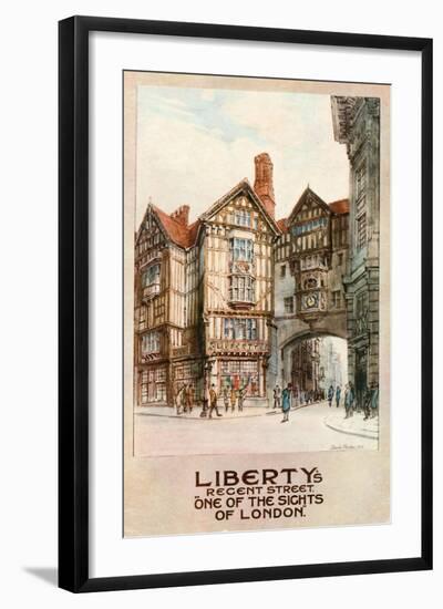 Liberty's, Regent Street-null-Framed Giclee Print