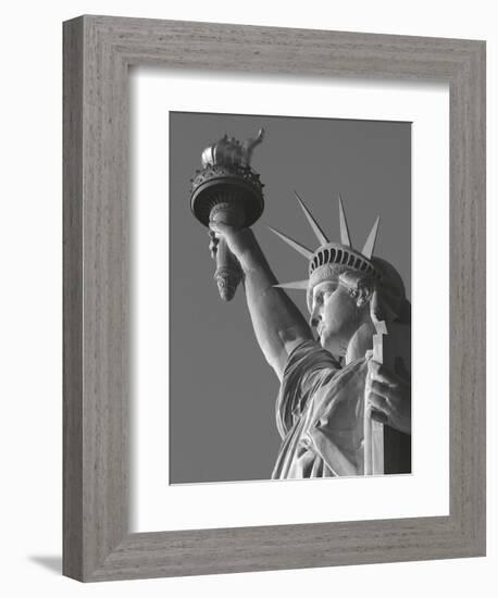 Liberty with Torch-Chris Bliss-Framed Art Print