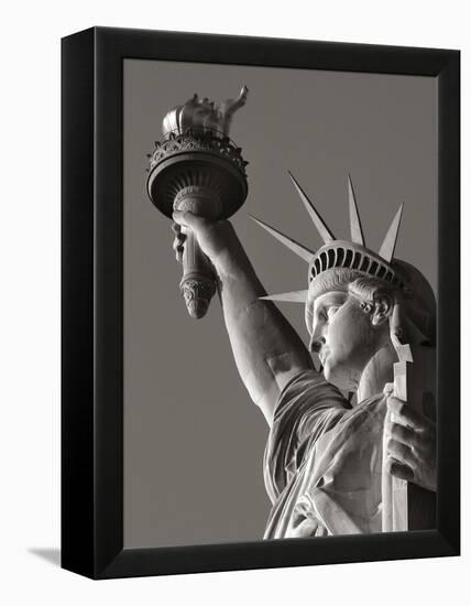 Liberty with Torch-Chris Bliss-Framed Premier Image Canvas