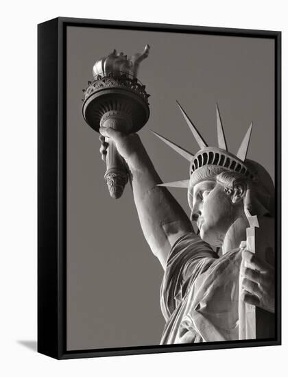 Liberty with Torch-Chris Bliss-Framed Premier Image Canvas