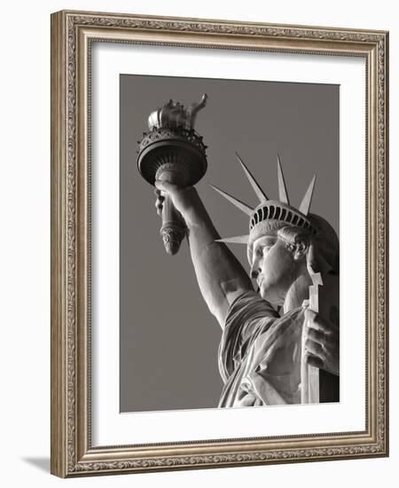 Liberty with Torch-Chris Bliss-Framed Photographic Print