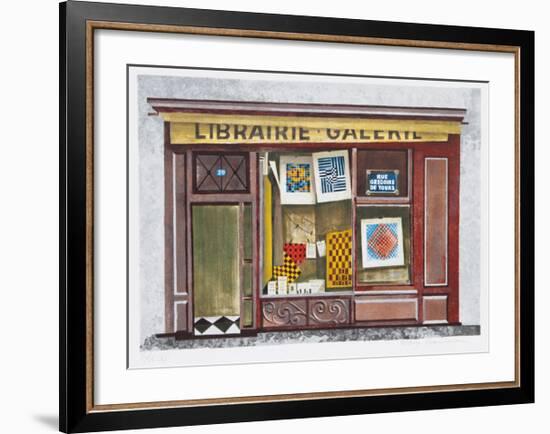 Librarie Galerie-Mary Faulconer-Framed Limited Edition