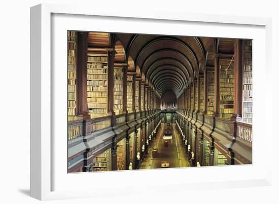 Library (18th Century) of Trinity College, Dublin, Ireland-null-Framed Photographic Print
