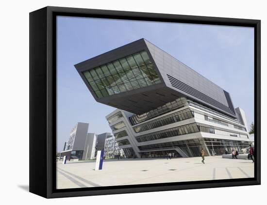 Library and Learning Centre, Designed by Zaha Hadid, University of Economics and Business-Jean Brooks-Framed Premier Image Canvas