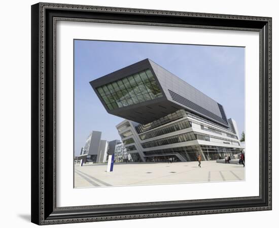 Library and Learning Centre, Designed by Zaha Hadid, University of Economics and Business-Jean Brooks-Framed Photographic Print