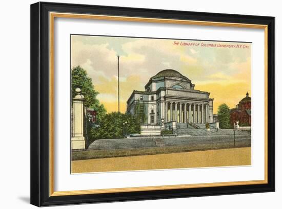 Library, Columbia University, New York City-null-Framed Art Print