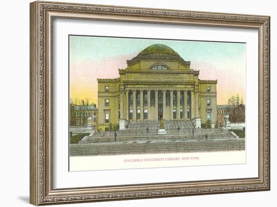 Library, Columbia University, New York City-null-Framed Art Print