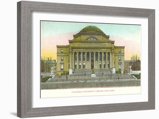 Library, Columbia University, New York City-null-Framed Art Print