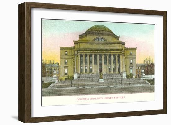 Library, Columbia University, New York City-null-Framed Art Print