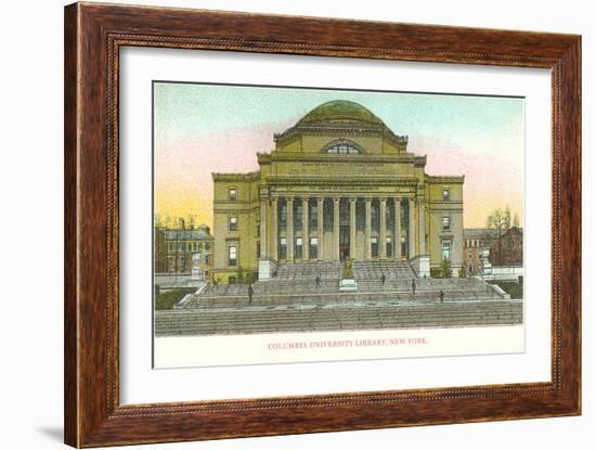 Library, Columbia University, New York City-null-Framed Art Print