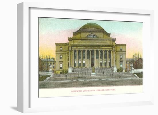 Library, Columbia University, New York City-null-Framed Art Print