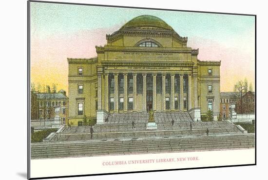 Library, Columbia University, New York City-null-Mounted Art Print