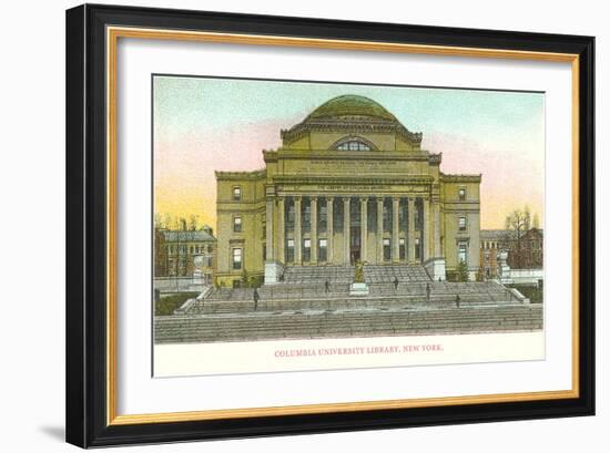 Library, Columbia University, New York City-null-Framed Art Print