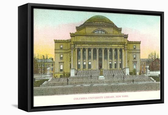 Library, Columbia University, New York City-null-Framed Stretched Canvas