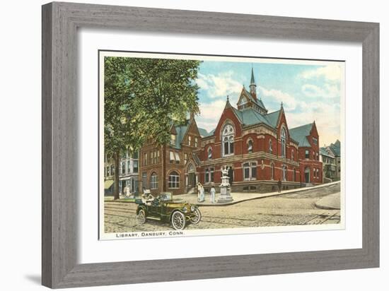 Library, Danbury, Connecticut-null-Framed Art Print