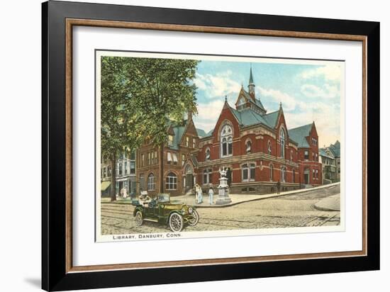 Library, Danbury, Connecticut-null-Framed Art Print