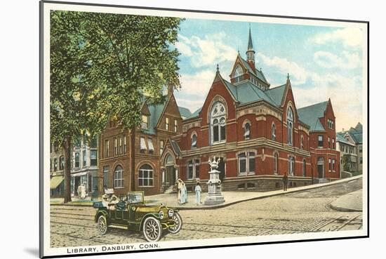 Library, Danbury, Connecticut-null-Mounted Art Print